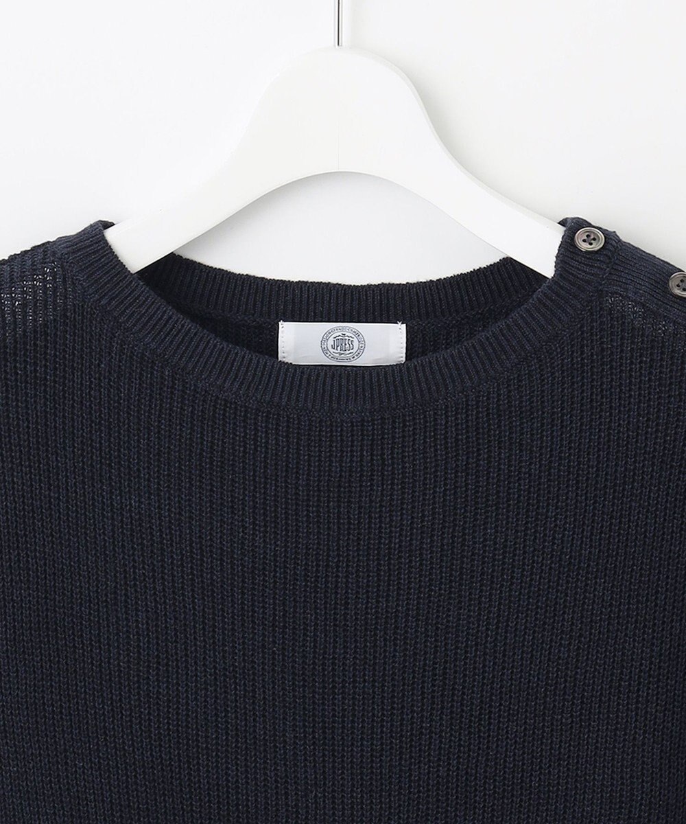 J.PRESS LADIES L 【洗える】 リネンコットン ニットベスト 