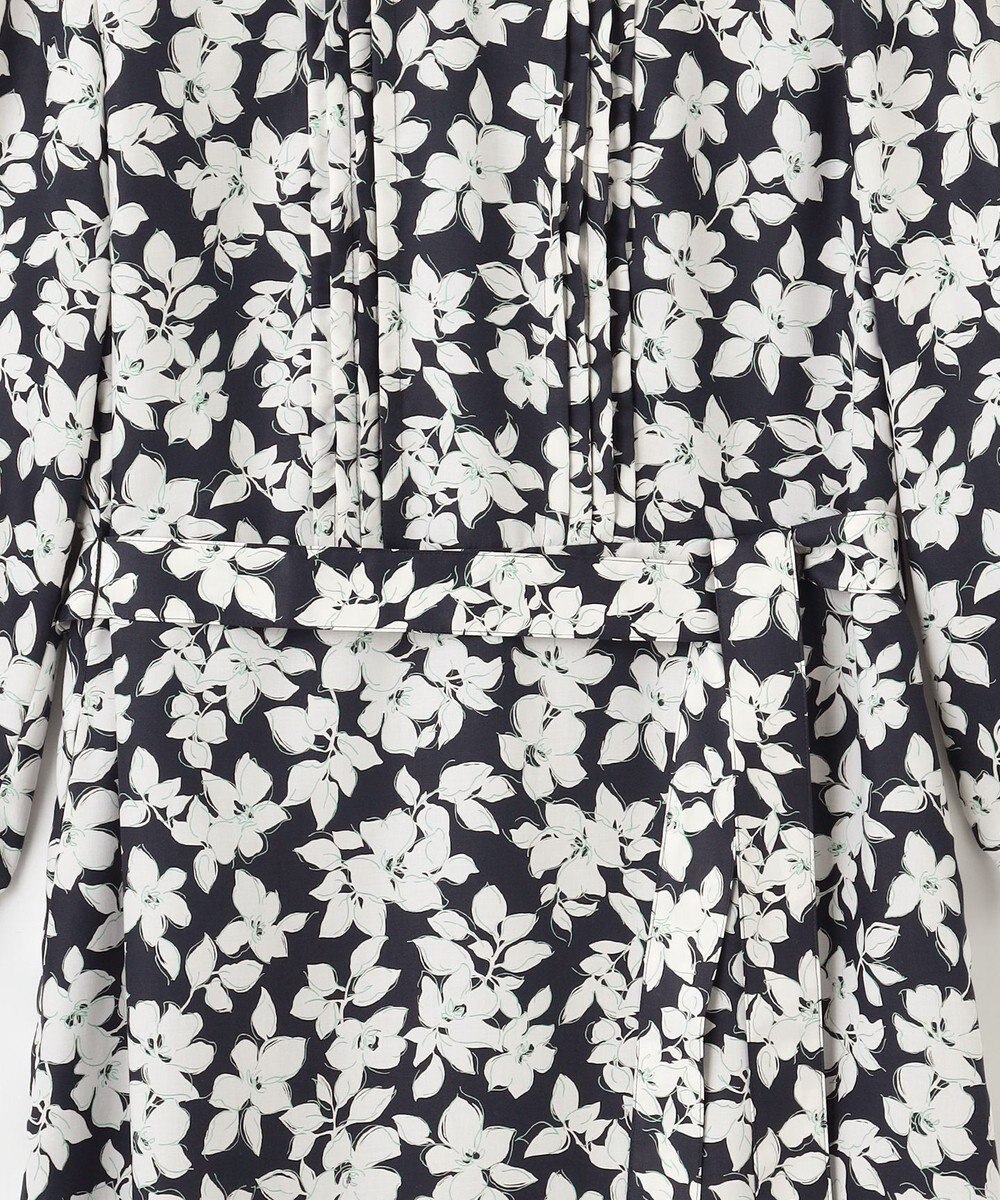 J.PRESS LADIES 【洗える】スパンフラワープリント  ワンピース 