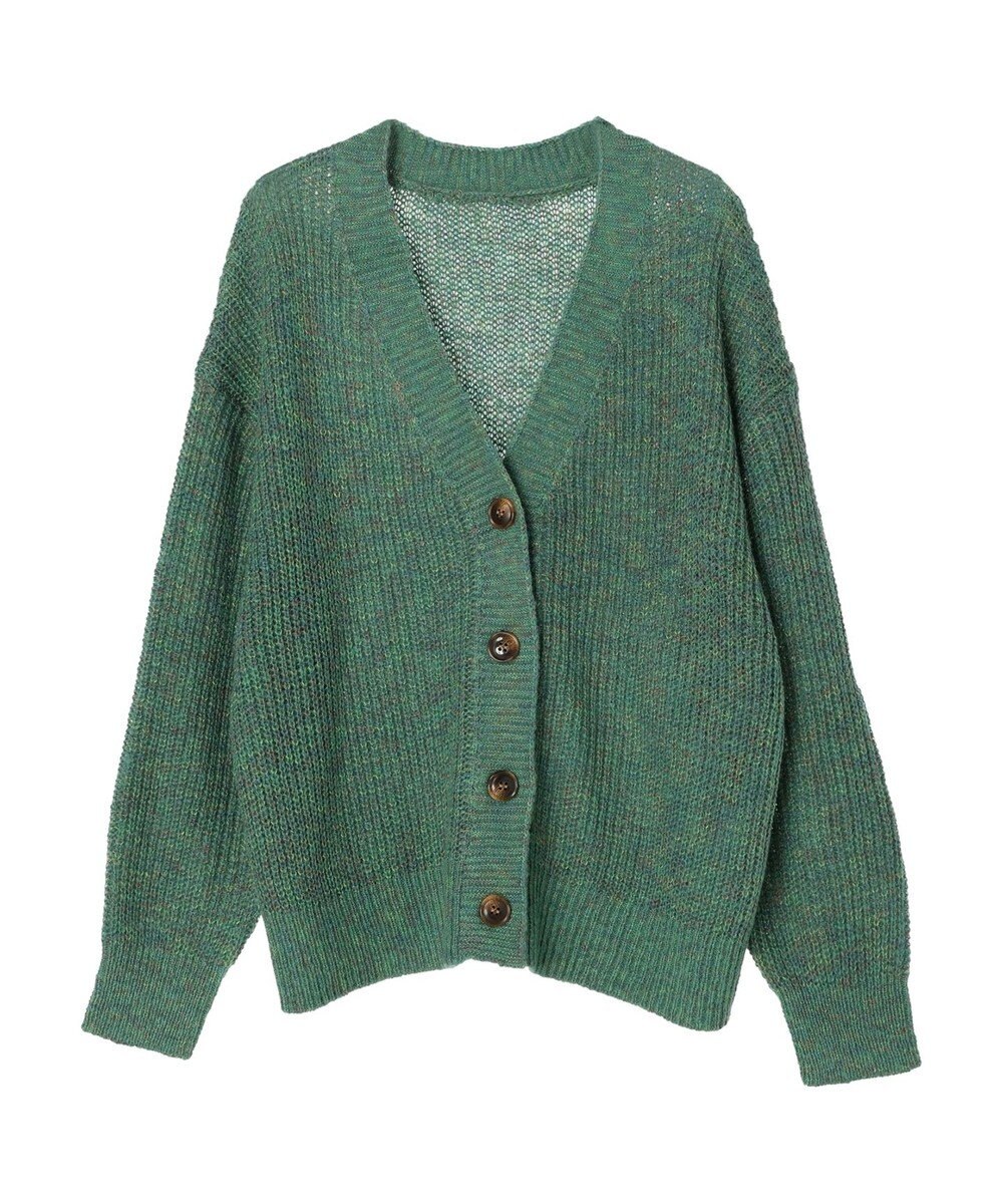 Green Parks Ｍｉｘカラーニットゆるカーディガン 