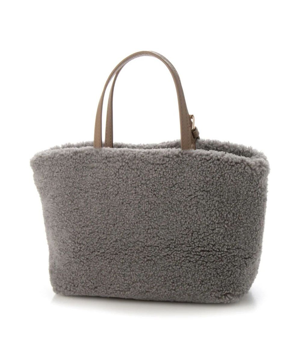 UNBILLION cachecache ドット刺繍ボアミニトートバッグ 