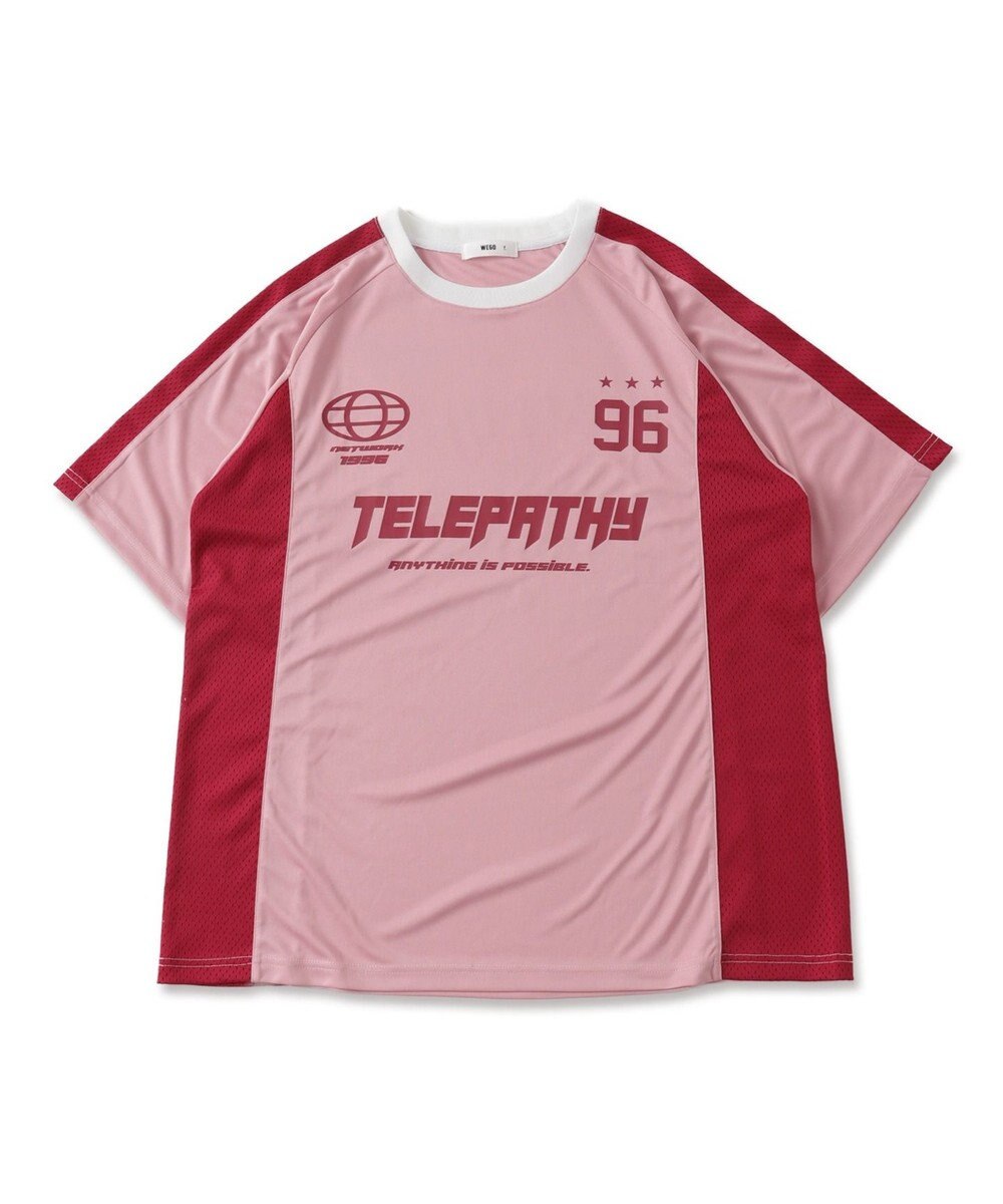 WEGO サッカーメッシュ切り替えビッグT 