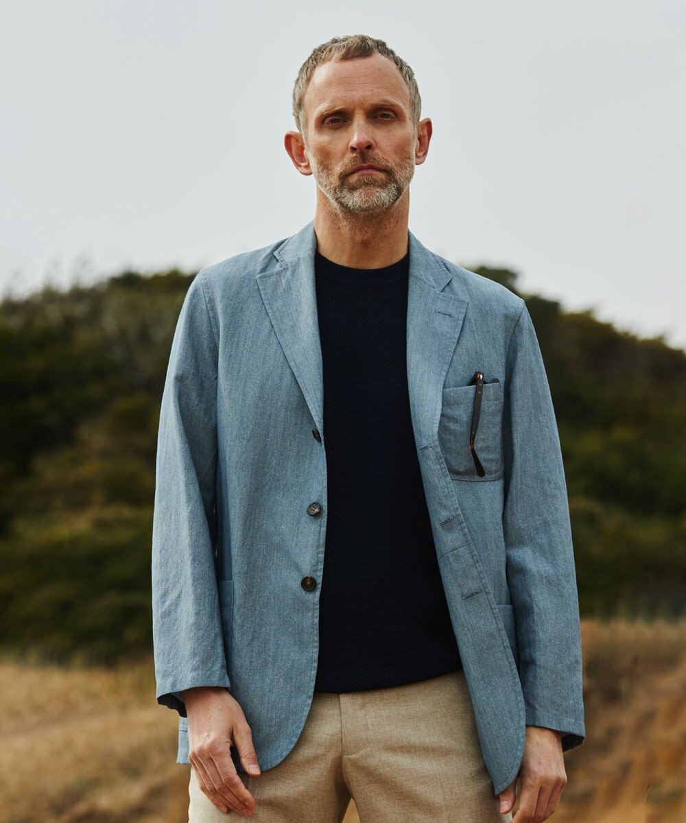 J.PRESS MEN 【新モデル/軽量/高通気性/吸湿性/放湿性】サマージャケット“ THE SHACKET” 