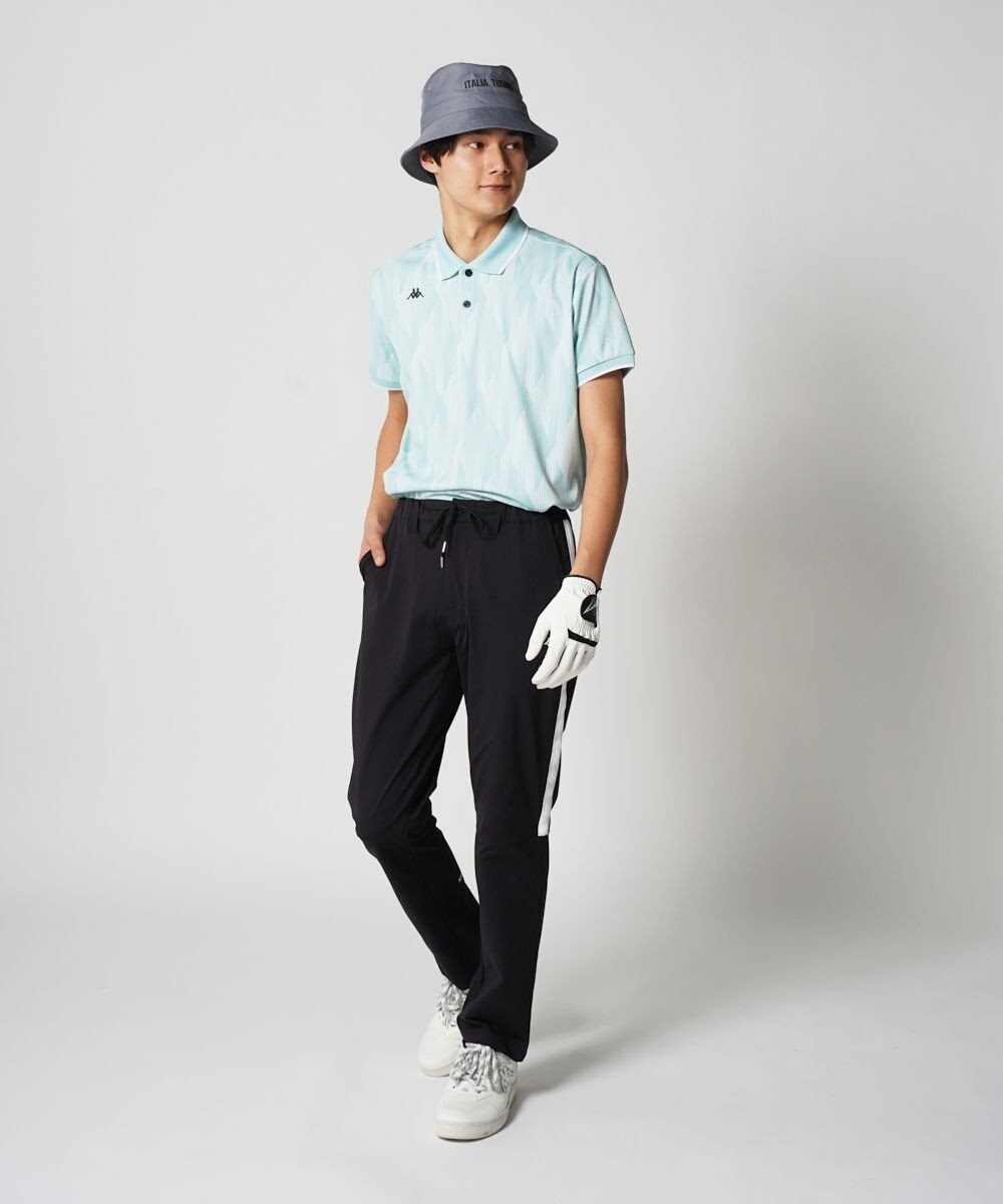 FILA GOLF／marie claire 【Kappa】柄半袖ポロシャツ 