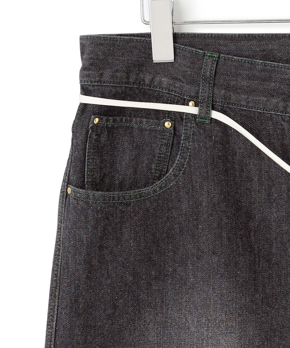 J.PRESS YORK STREET 【UNISEX】ウォッシュドワイド デニムパンツ 