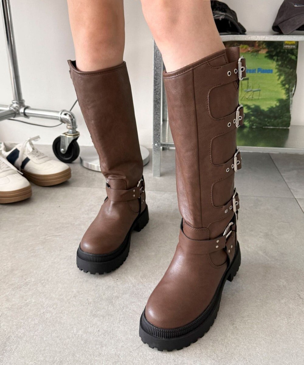 WEGO ハトメベルトロングブーツ 