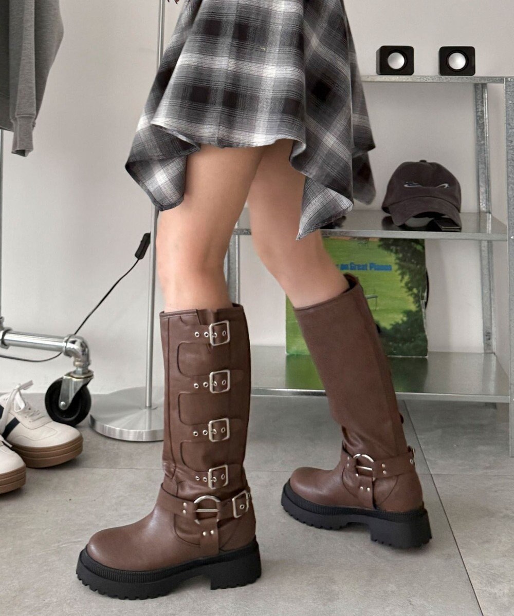 WEGO ハトメベルトロングブーツ 