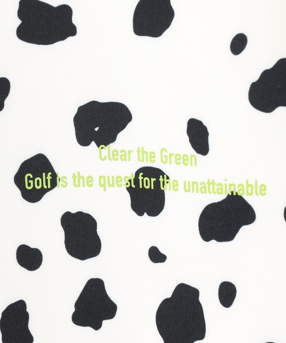 PW CIRCULUS 【MEN】スノーレオパード柄裏フリースモックネックT 