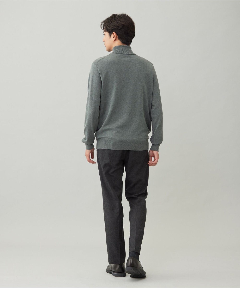 UNFILO MENS 【男女兼用】ソフトサーモ アンチピリングニット タートルネック 