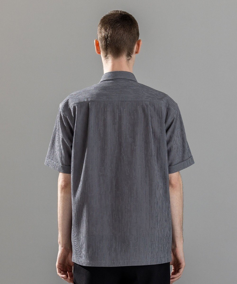 JOSEPH HOMME 新素材【通気性/ストレッチ】トリコサッカーストレッチ 　レギュラーカラー半袖シャツ 