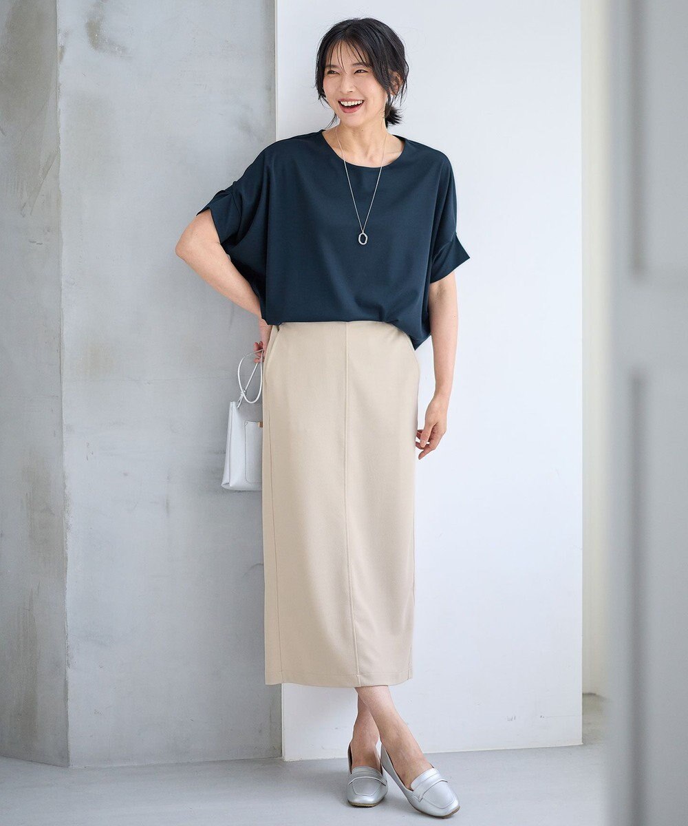 ANY L ゆるシルエットドルマンプルオーバー 