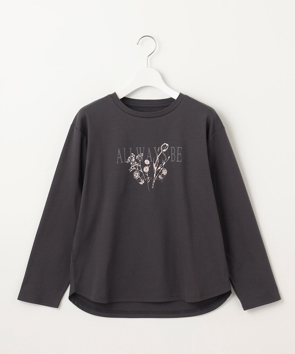 Feroux メッセージプリント・ロングスリーブTシャツ 