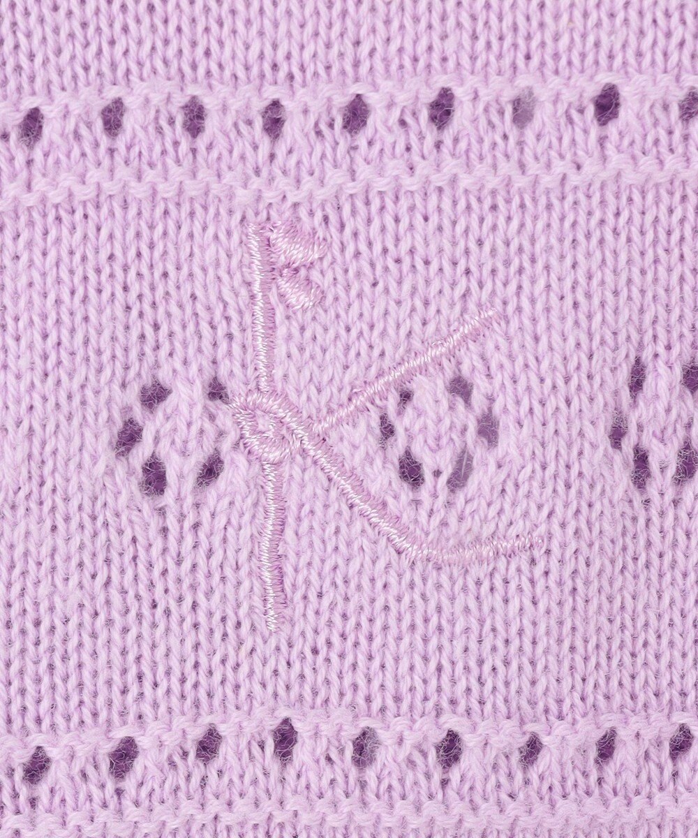 組曲 KIDS 【110-140㎝】フラワーアイレット カーディガン 