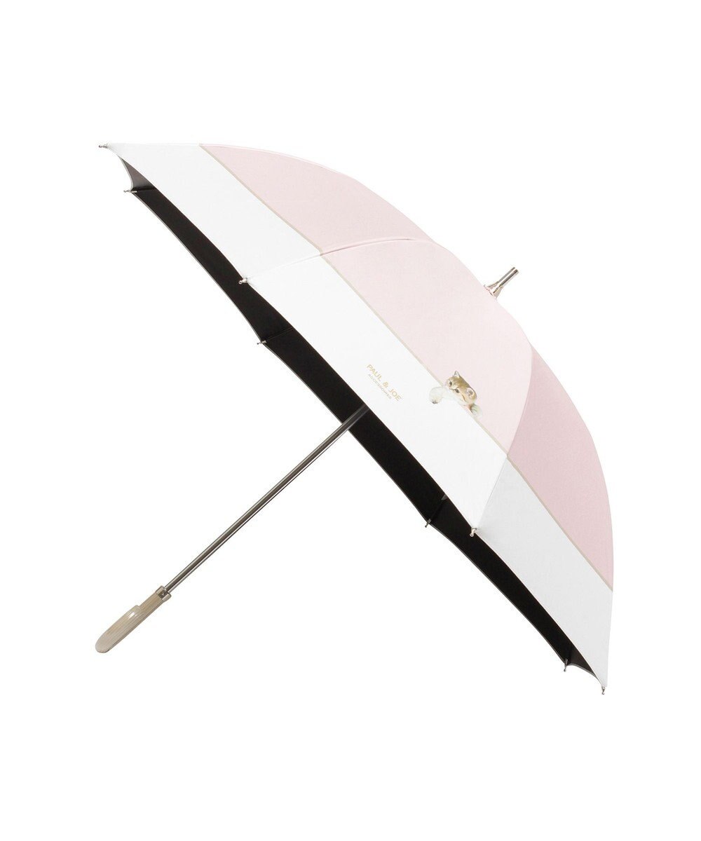 MOONBAT 【 遮光率100％/遮熱/UV】PAUL&JOE ACCESSOIRES(ポール&ジョー) 晴雨兼用日傘 スウィングヌネット ネコ 長傘 