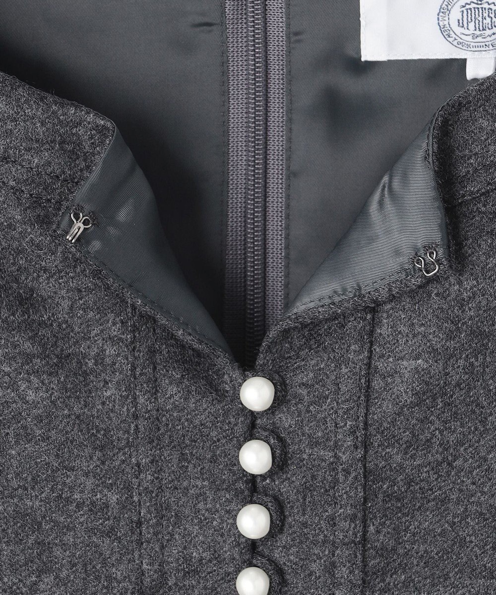 J.PRESS LADIES S アクアレジェンドウールジャージー ワンピース 