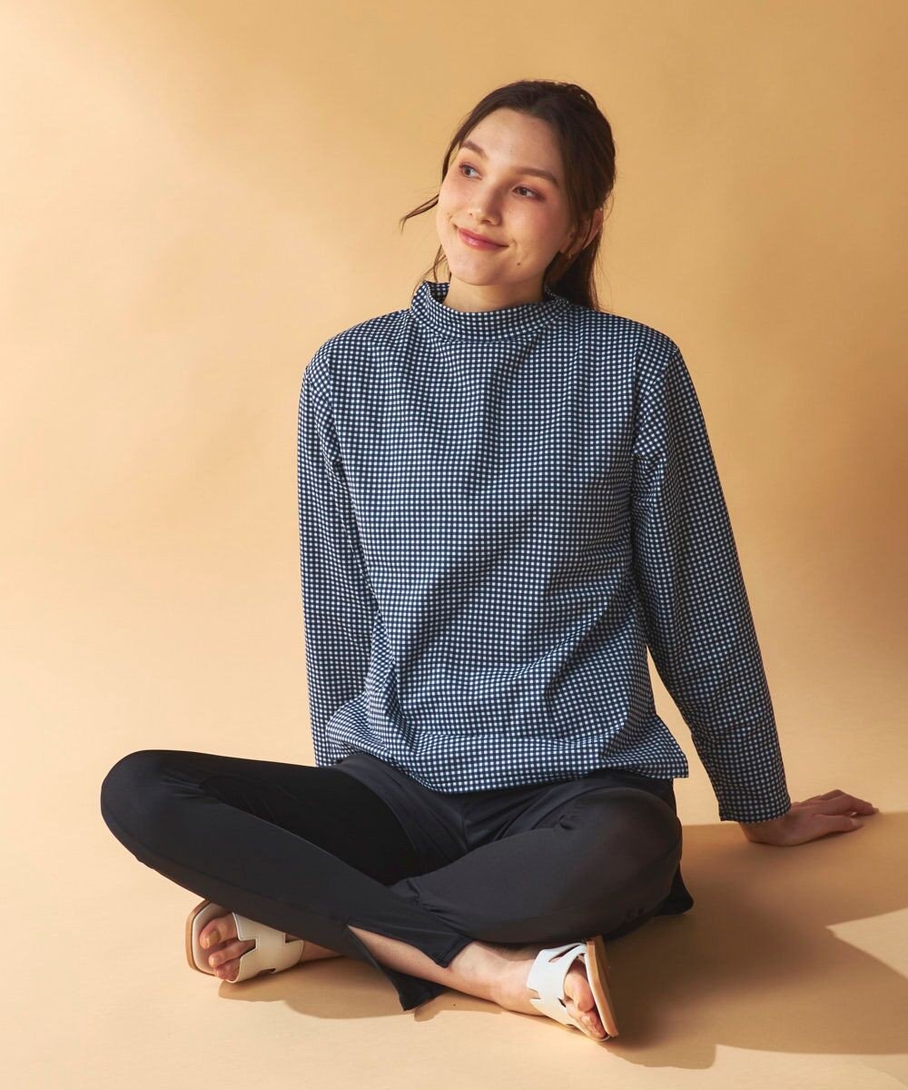 OP／FILA 【ocean pacific】モックネックラッシュガード付き 水着5点セット 