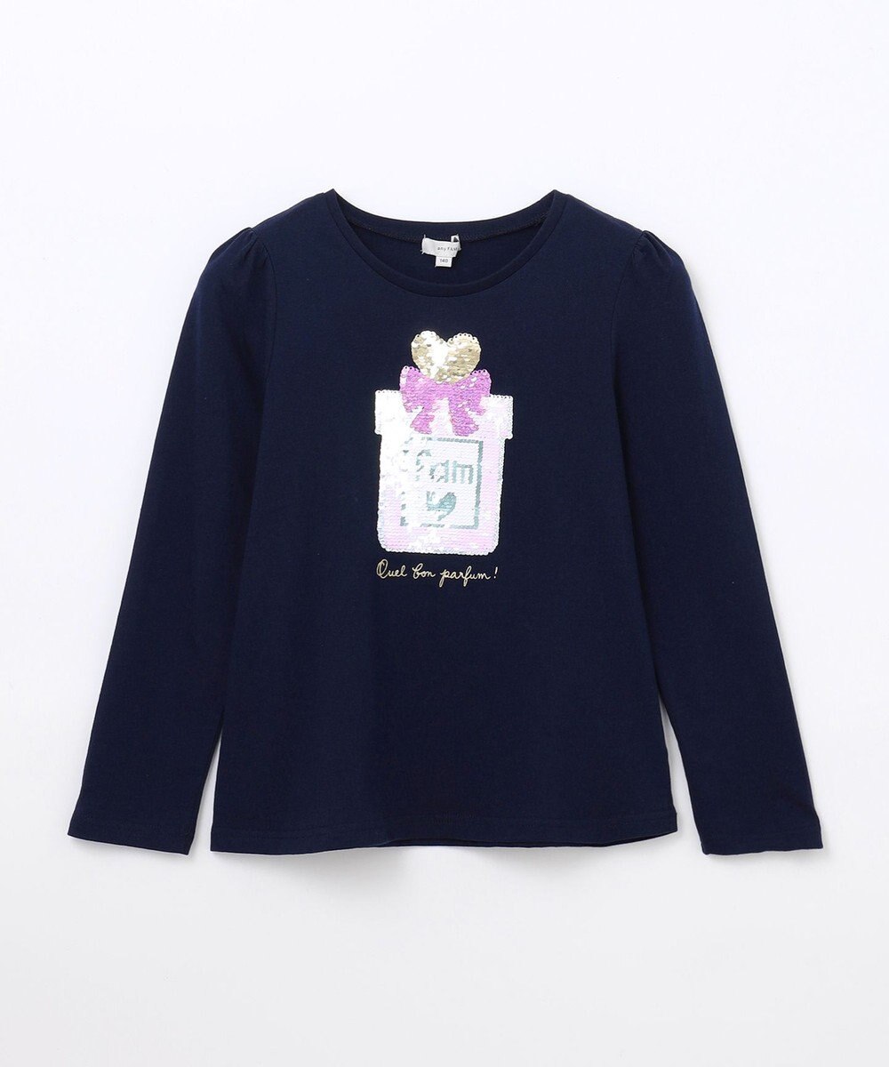 ANY KIDS ミラクルスパンコール 長袖 Tシャツ 