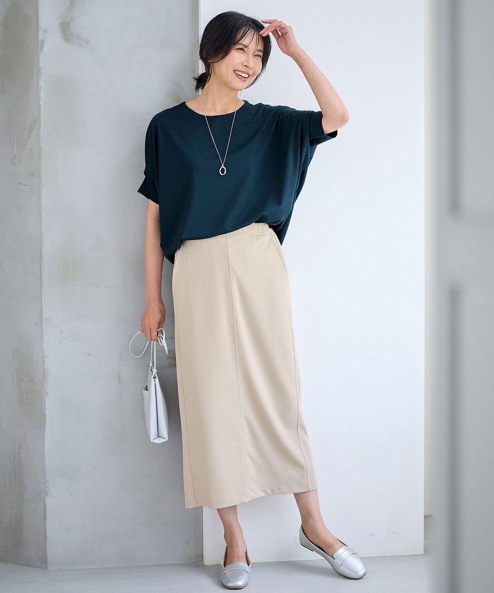 ANY L ゆるシルエットドルマンプルオーバー 