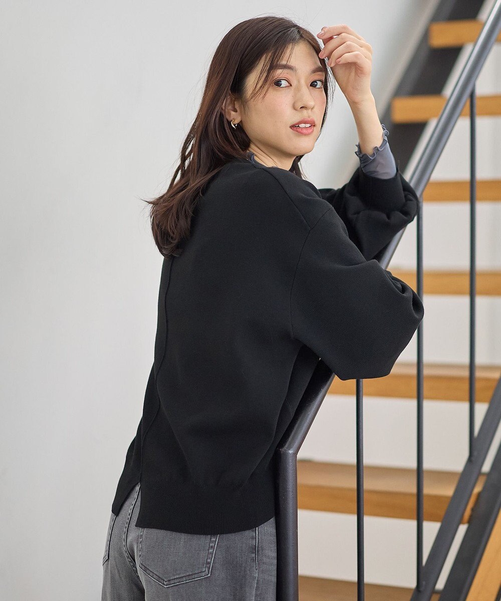 ANY スウェットライクニット 