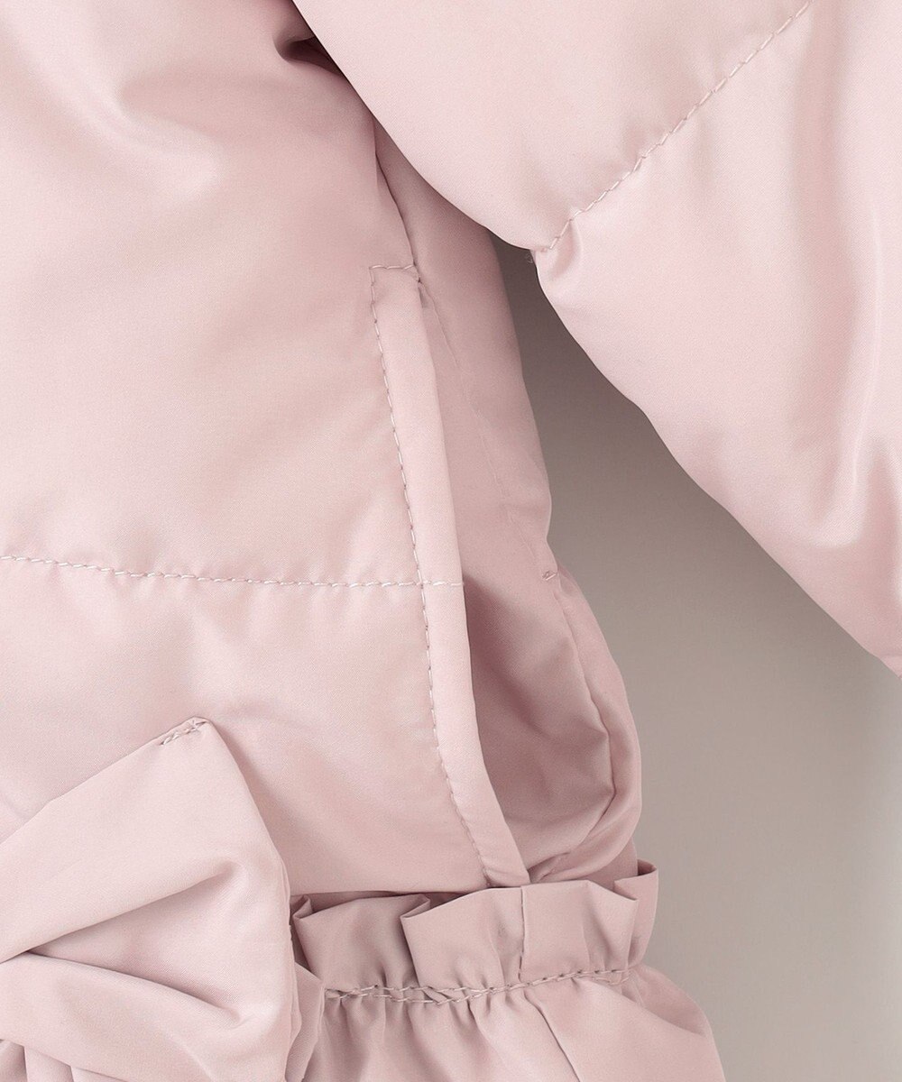 ANY KIDS 【洗濯機OK】中綿リボンコート 