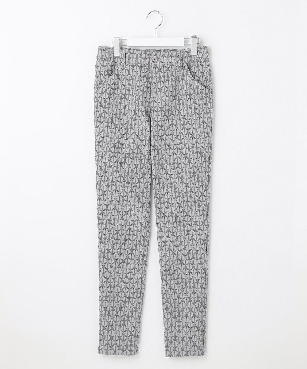 23区GOLF 【WOMEN】【ストレッチ】エッフェル柄ジャガード パンツ 