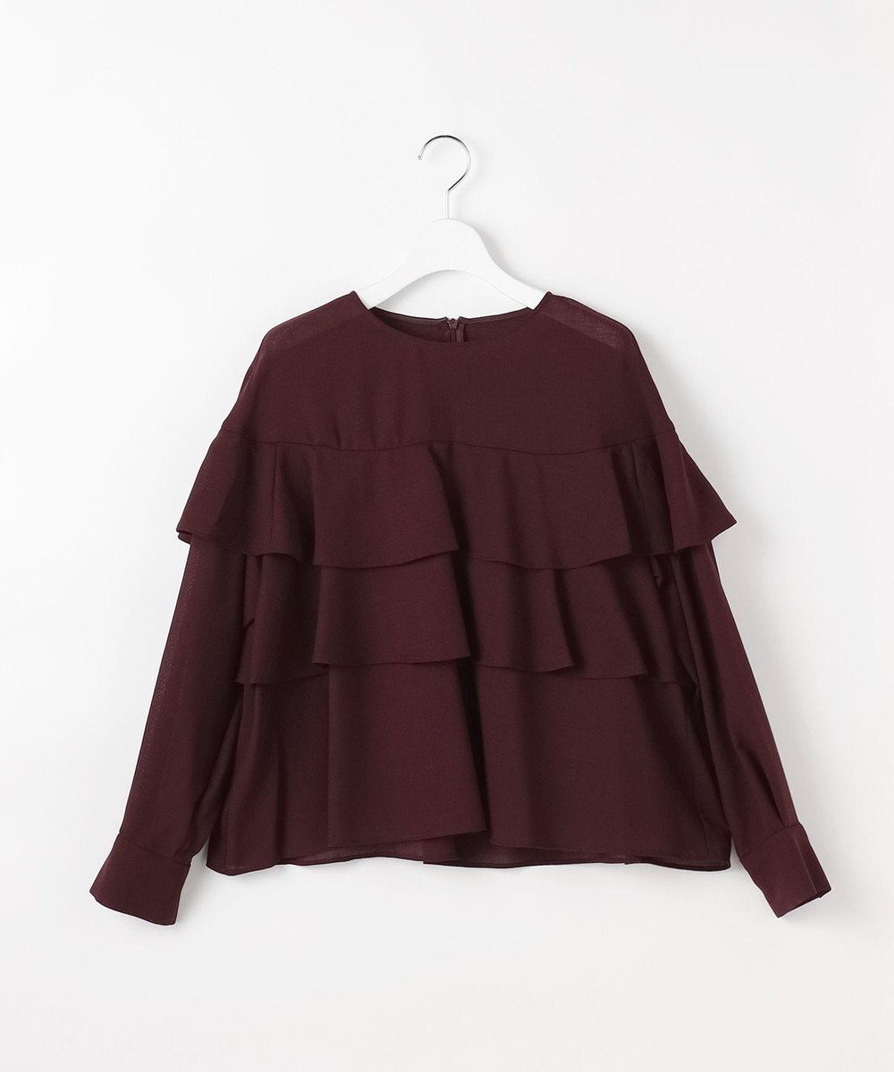 自由区 L 【カタログ掲載】TWハイツイストビエラフリル ブラウス 