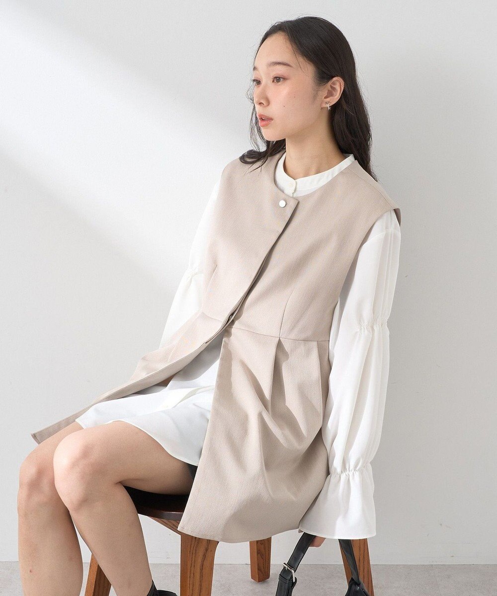 earth music&ecology ペプラムタックジレ 