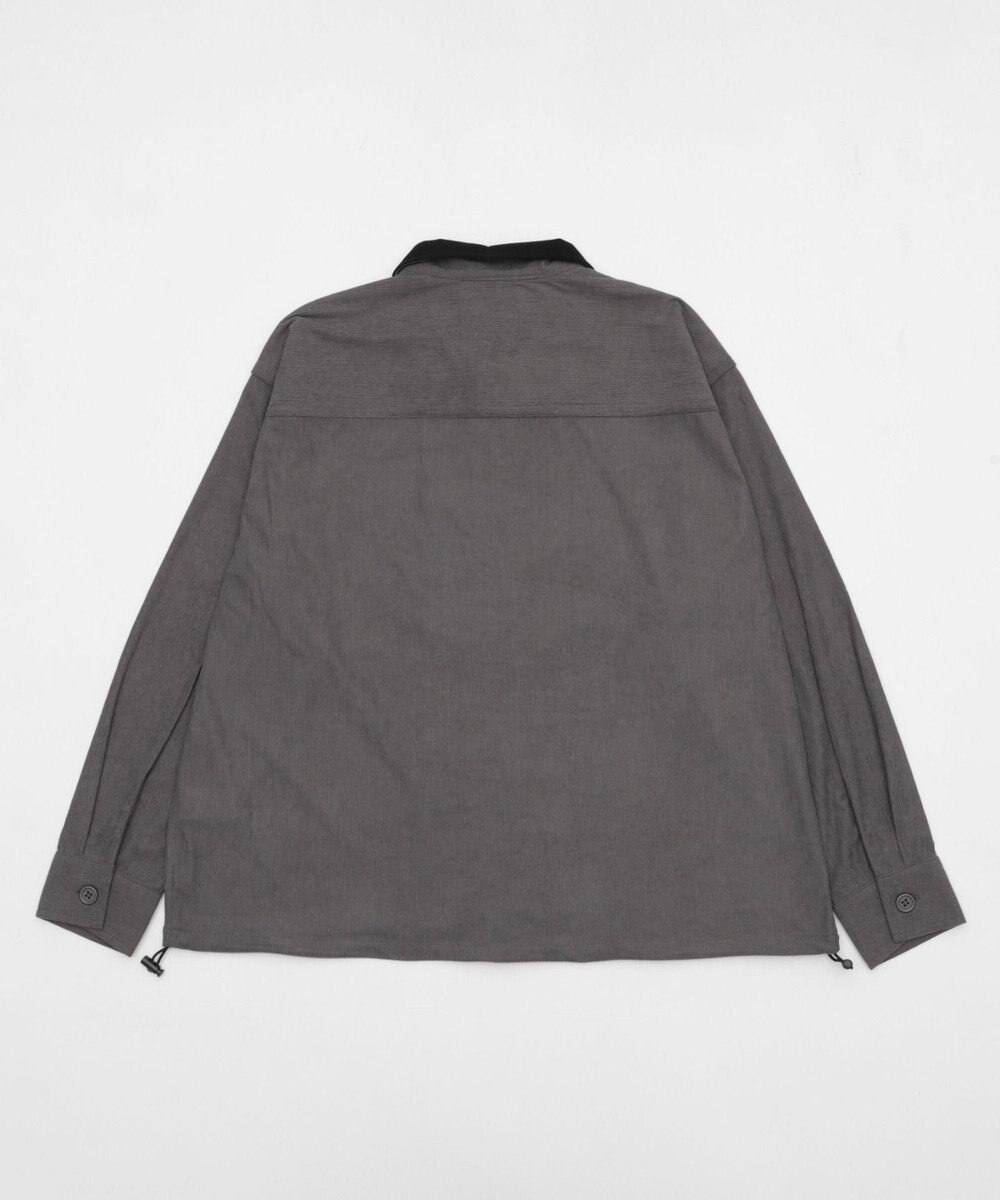 WEGO 【ユニセックス着用ITEM/MLサイズ展開】コーデュロイシャツジャケット 