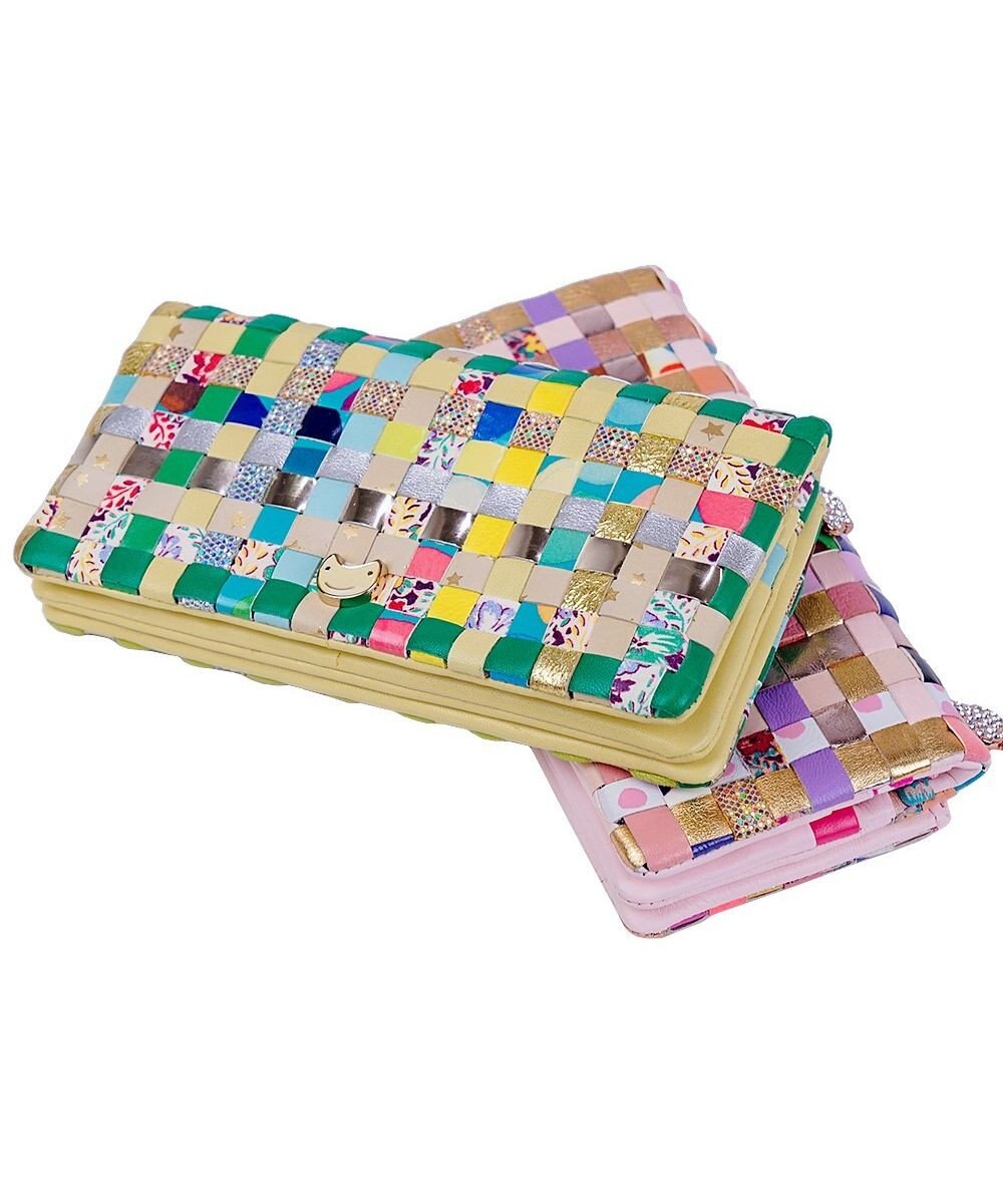 tsumori chisato CARRY エポネコメッシュ 長財布 2つ折り かぶせタイプ 