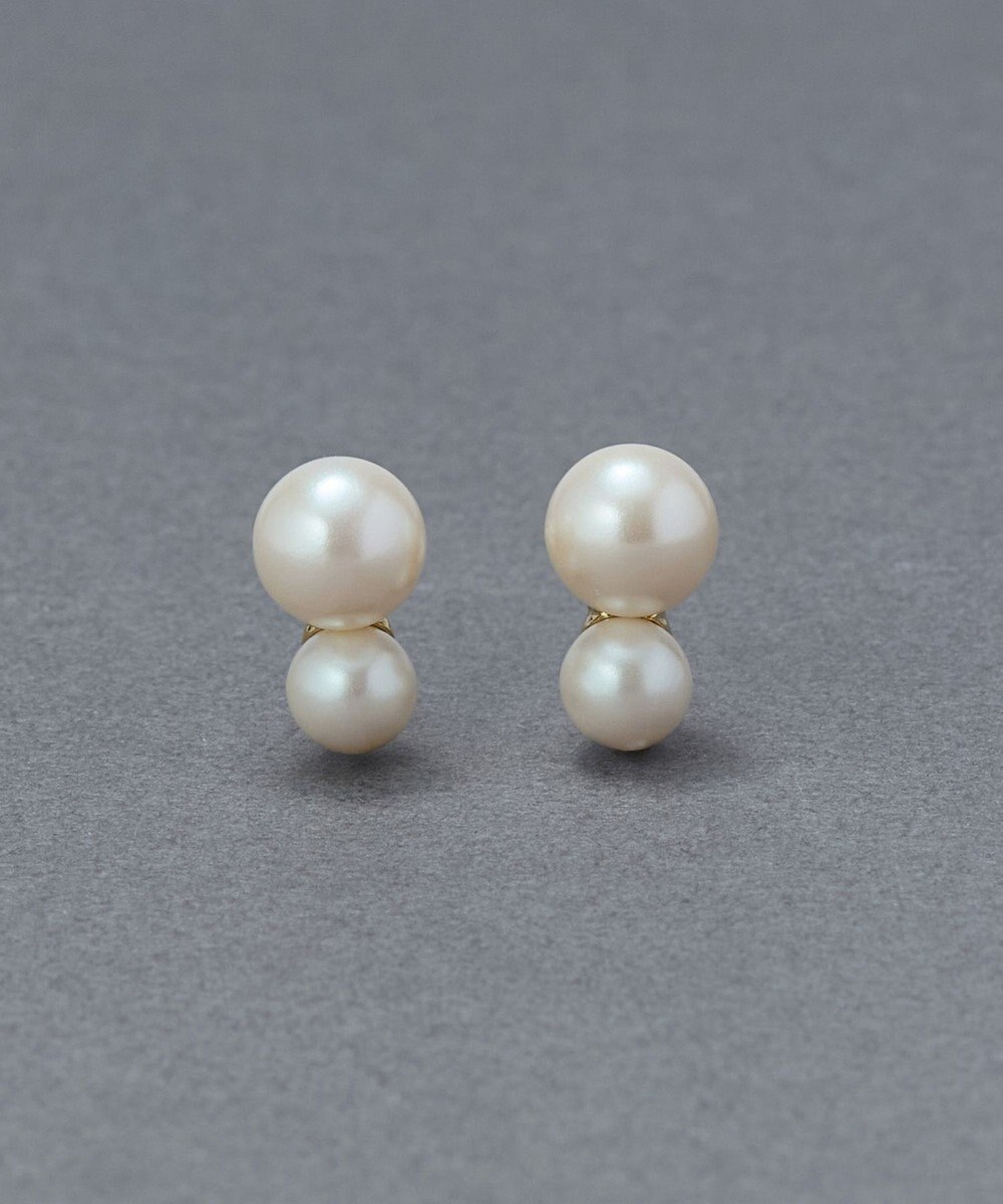 Phoebe 【金属アレルギー対応】ツインパールセラミックピアス 