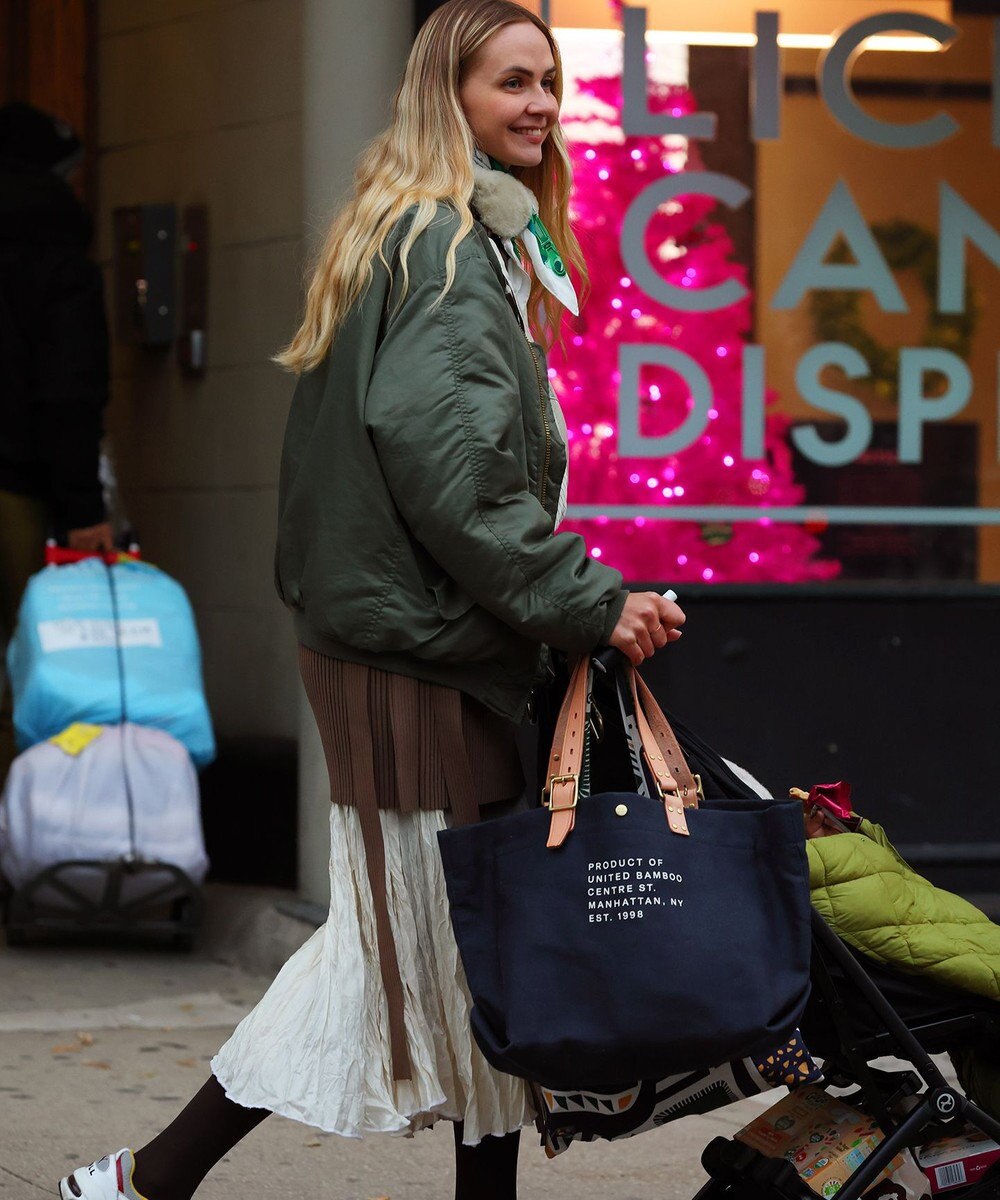 united bamboo 【NAVYS 10月号掲載】UB ベーシックバッグ(ミディアム) 