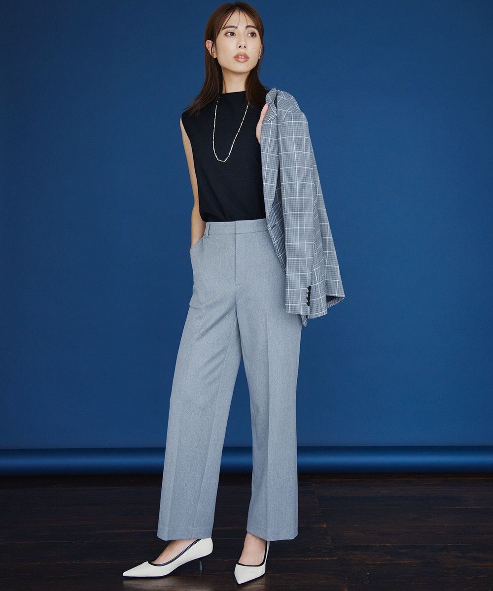 23区 【CLASSY.2月号掲載/洗える】TRストレッチギャバ ワイドパンツ 