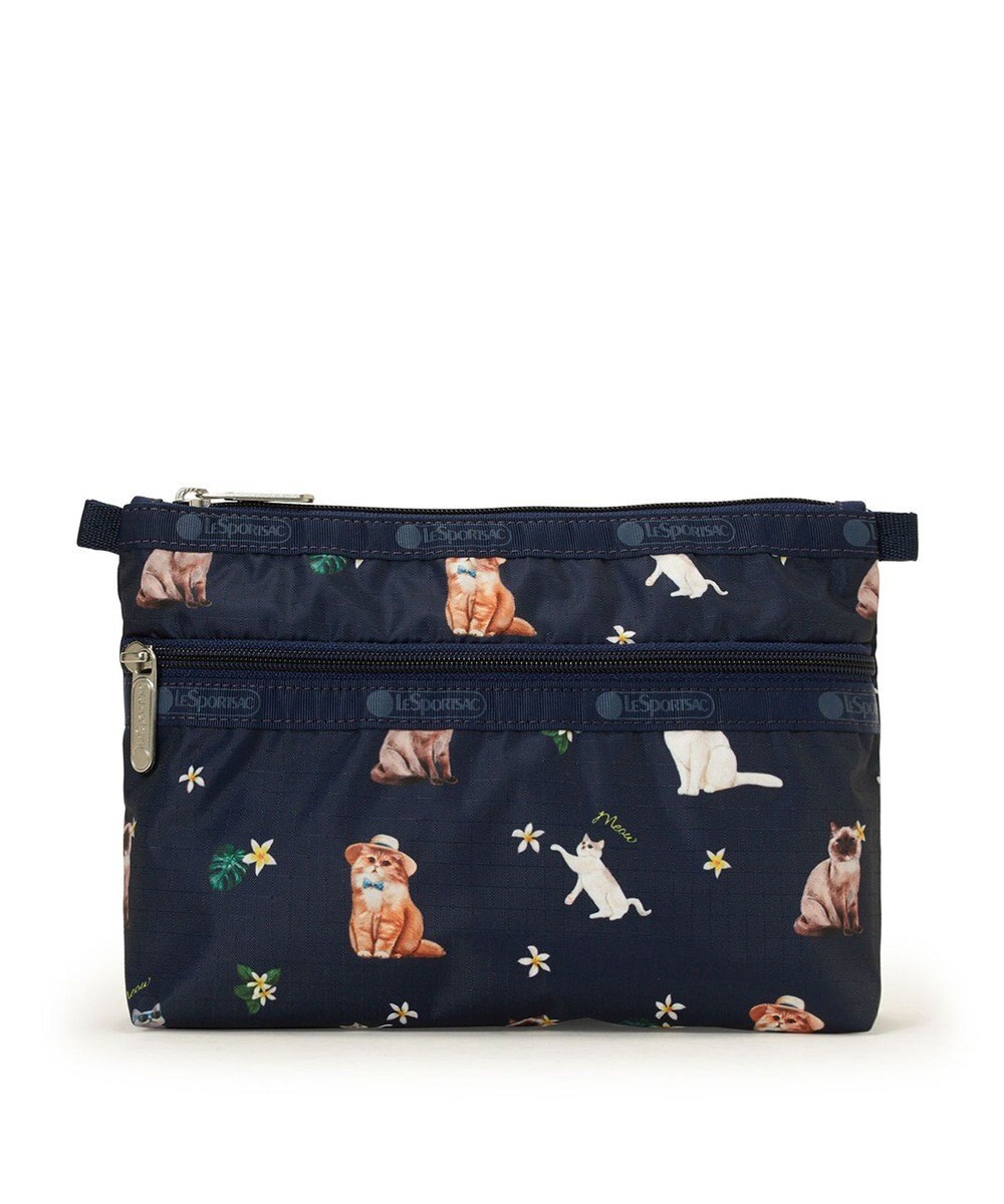 LeSportsac COSMETIC CLUTCH/トロピカルミャオキャット 