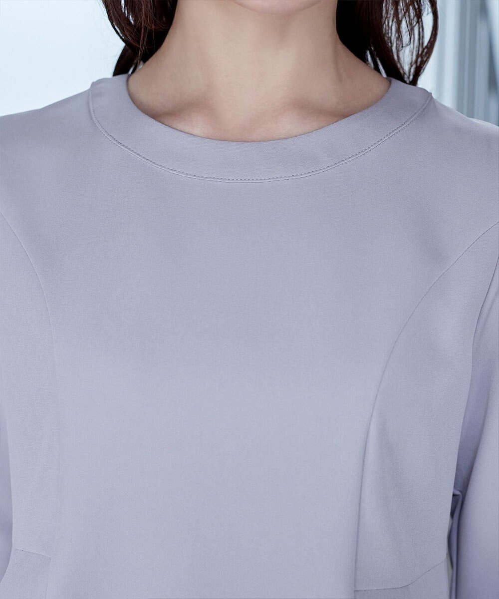 Tiaclasse 【洗える】ソフトペプラムブラウス 