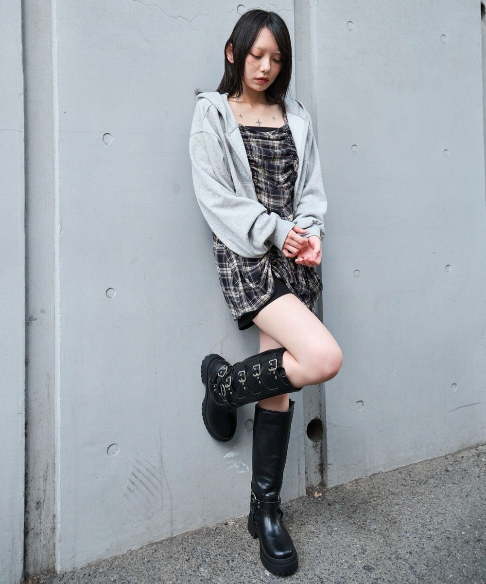 WEGO ドロストデザインキャミワンピース 