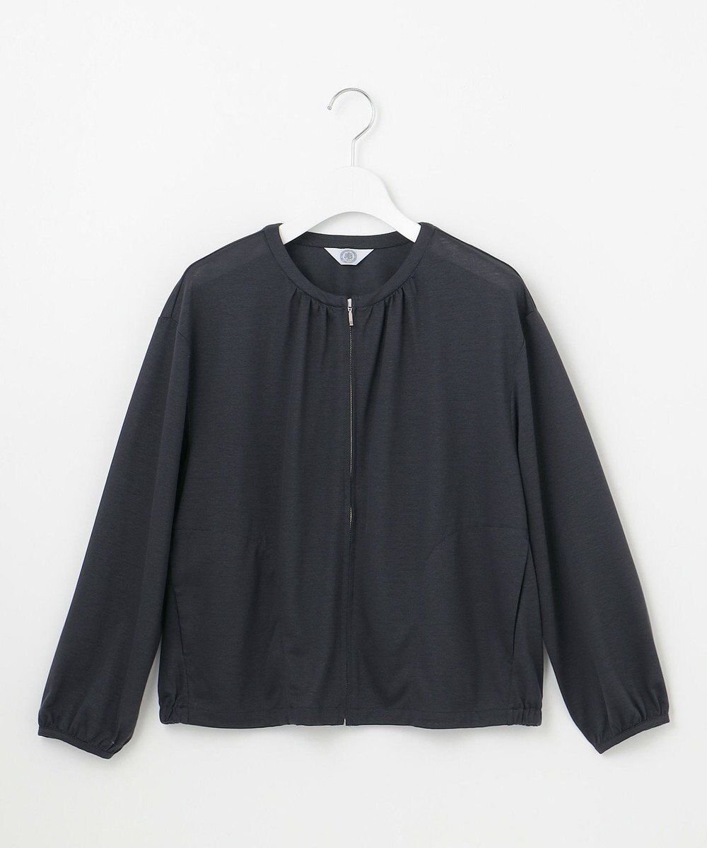 J.PRESS LADIES 【接触冷感・洗える】シアー ブルゾン 