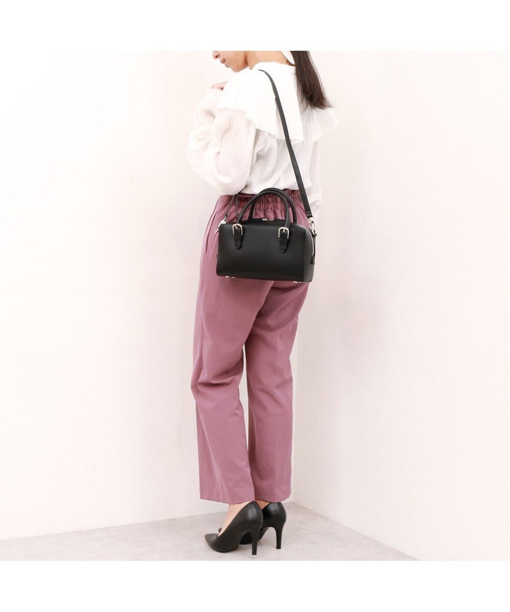 UNBILLION 【テレビ ドラマ着用アイテム】カシュカシュ cachecache / ベルトディテール横長ボストンバッグ 