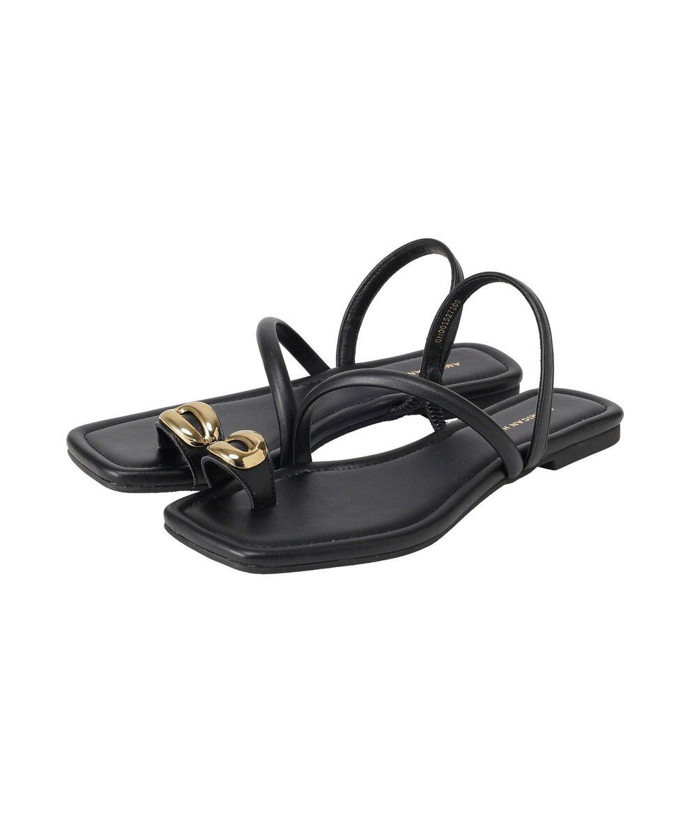 AMERICAN HOLIC メタルポイントトングサンダル 