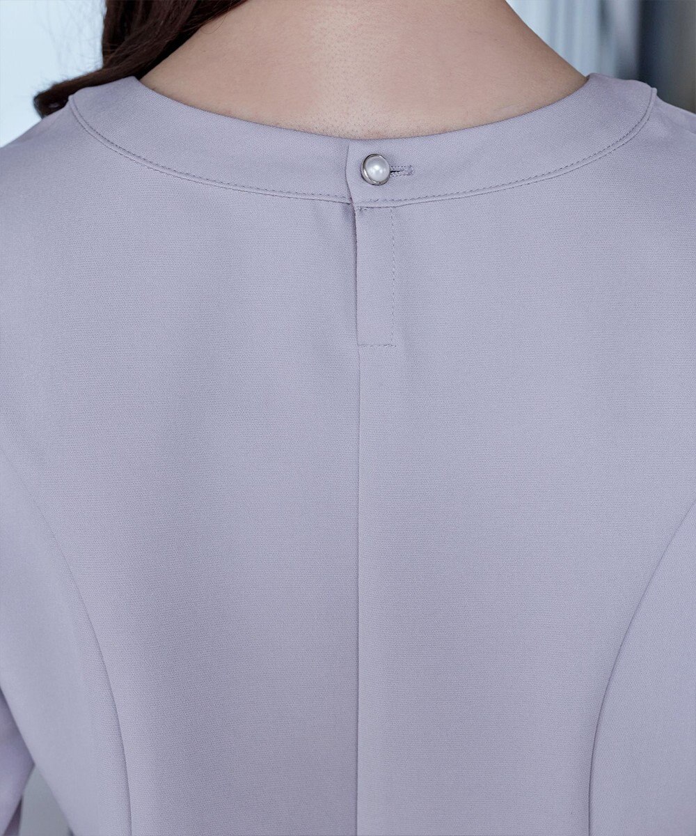 Tiaclasse 【洗える】ソフトペプラムブラウス 