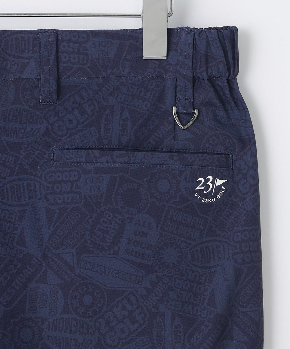 23区GOLF 【MEN】ステッカー柄プリント パンツ 