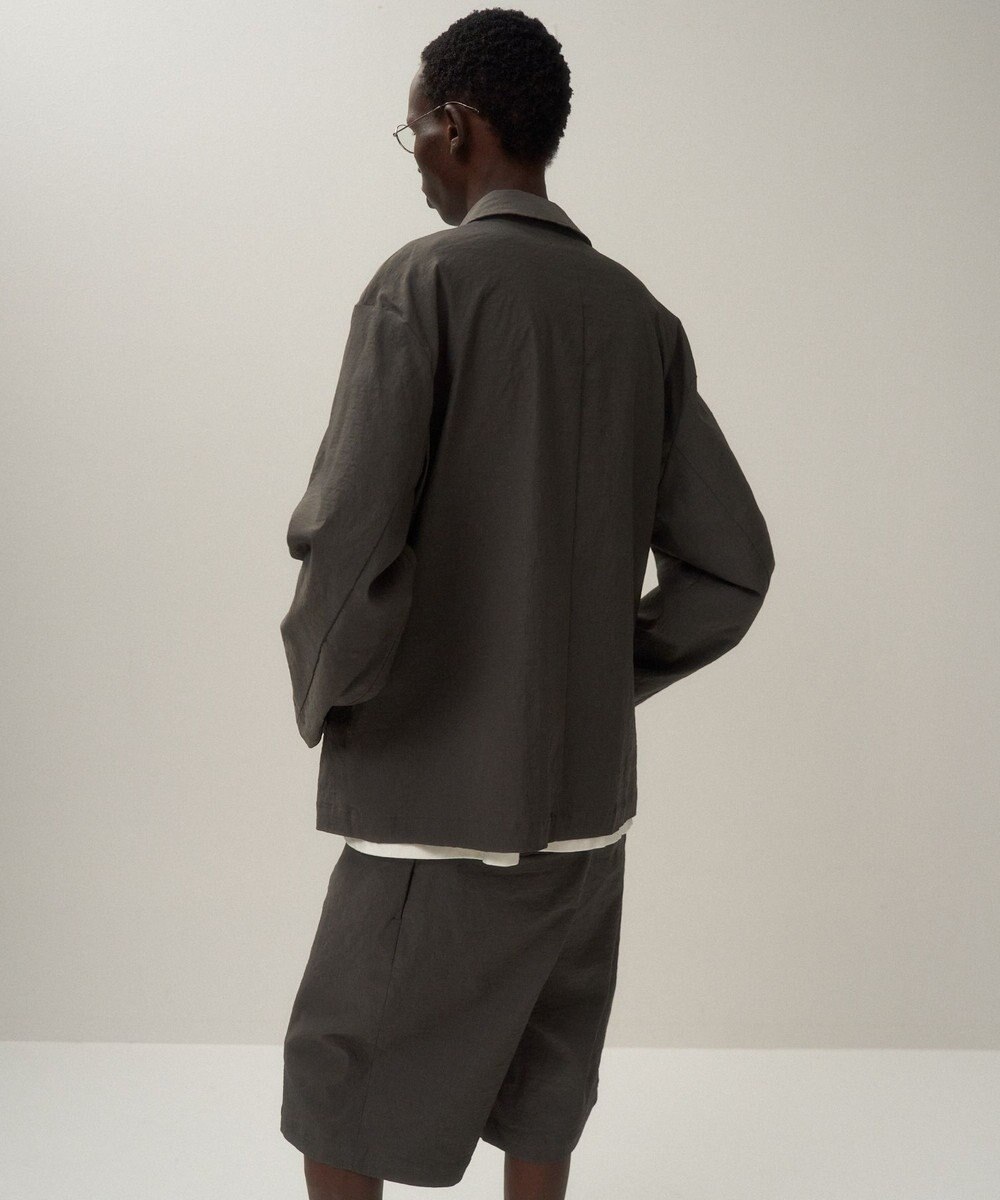 ATON STRETCH NYLON LINEN | ジップアップジャケット - UNISEX 