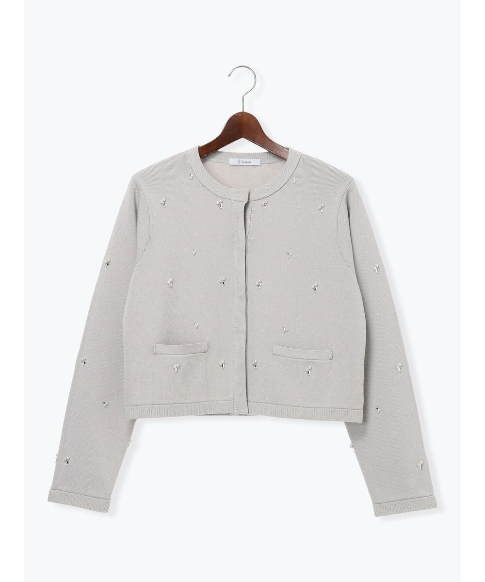 Te chichi パールビジューニットライトジャケット《2026 spring catalog item》 