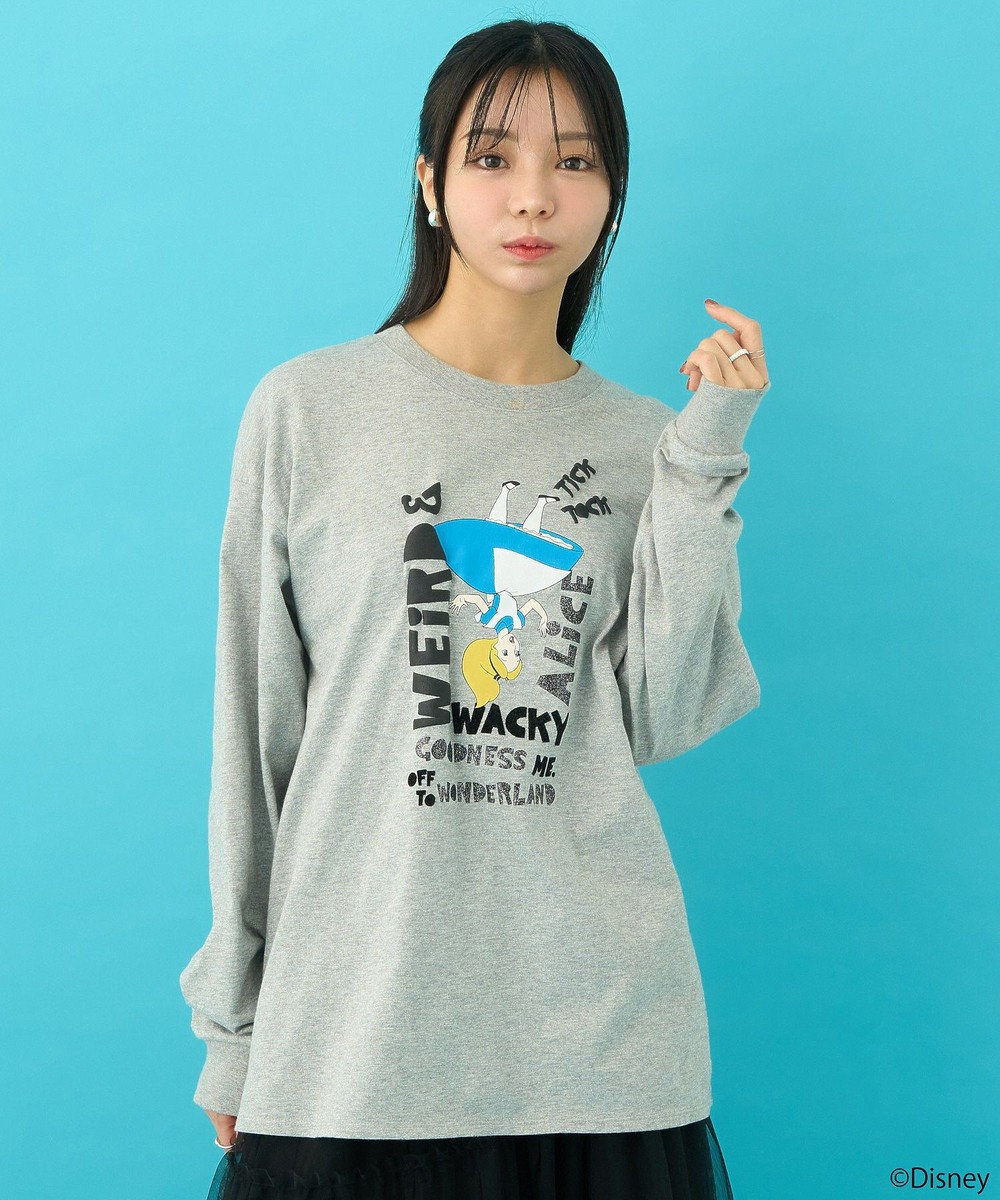 earth music&ecology ふしぎの国のアリス／ロゴデザインロンＴＥＥ Gray