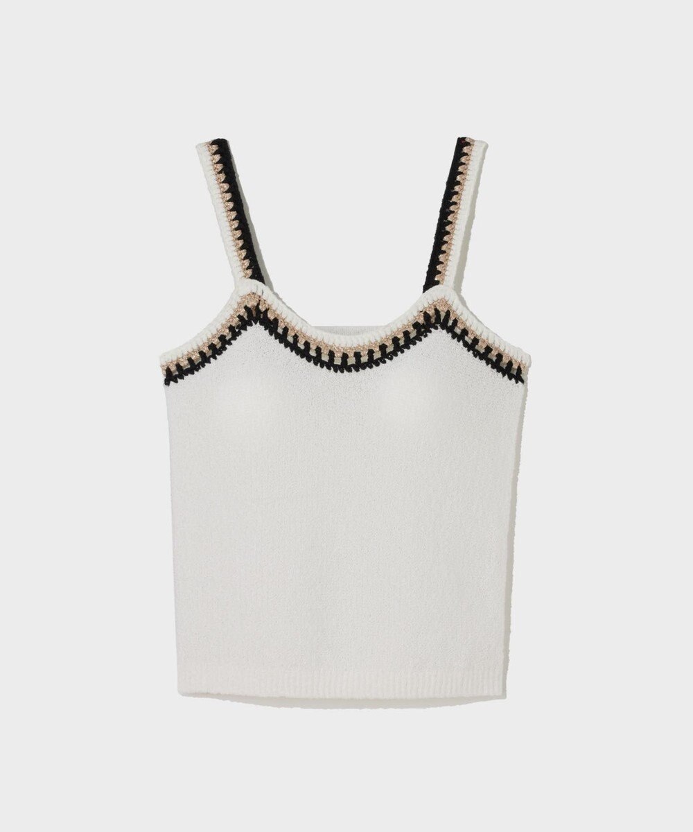 GRACE CONTINENTAL ツイーディーニットキャミ 