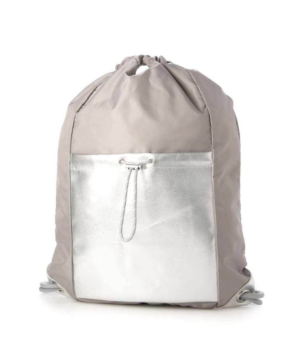 UNBILLION ペルケ perche / ナイロン×牛革ドローコード2wayナップサック 