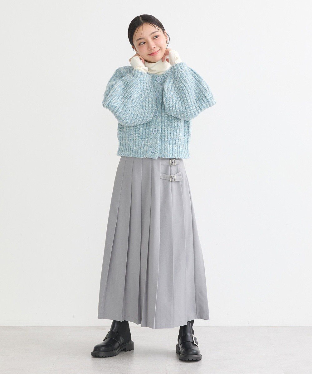 earth music&ecology ローゲージニットショートカーディガン 