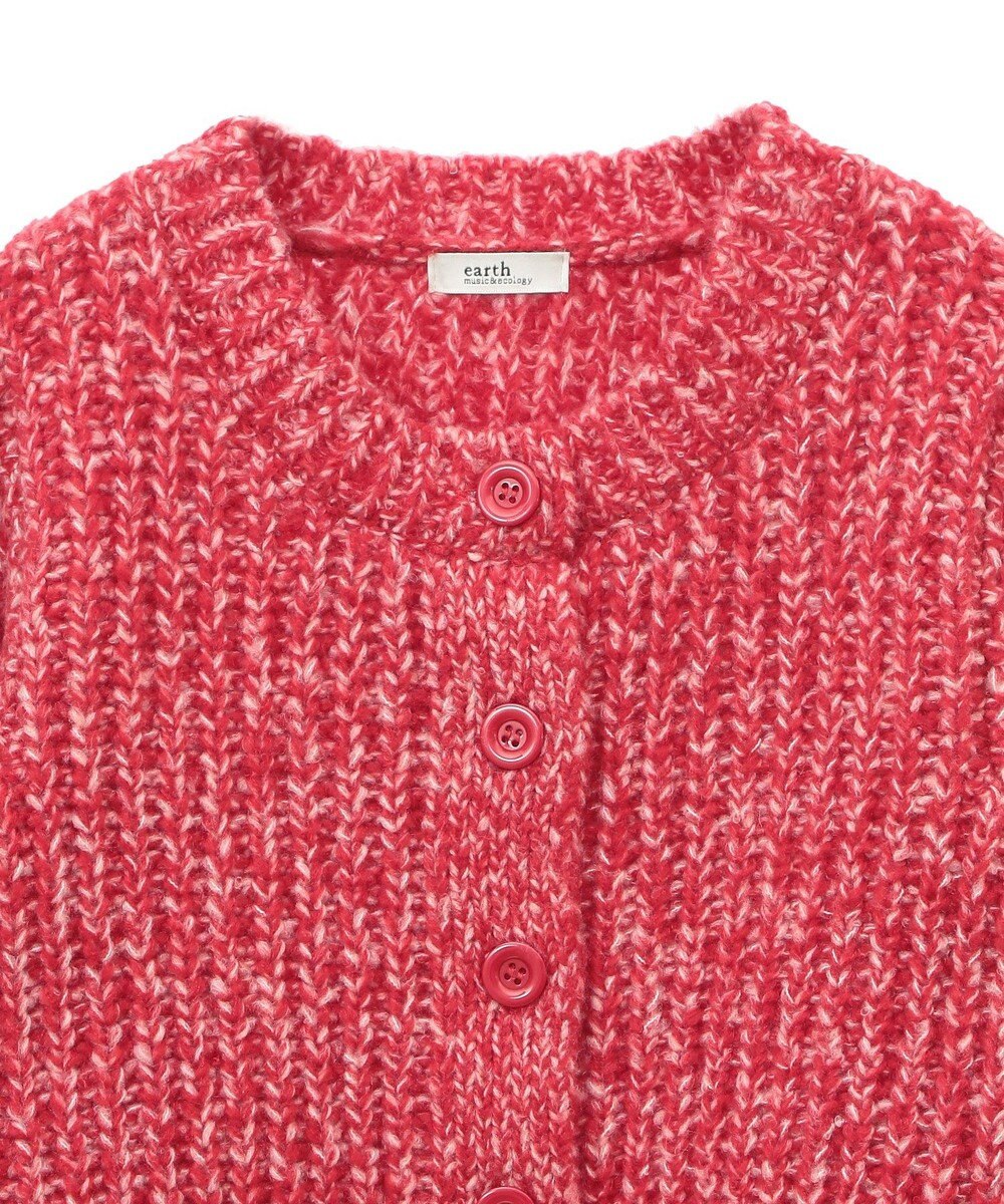 earth music&ecology ローゲージニットショートカーディガン 
