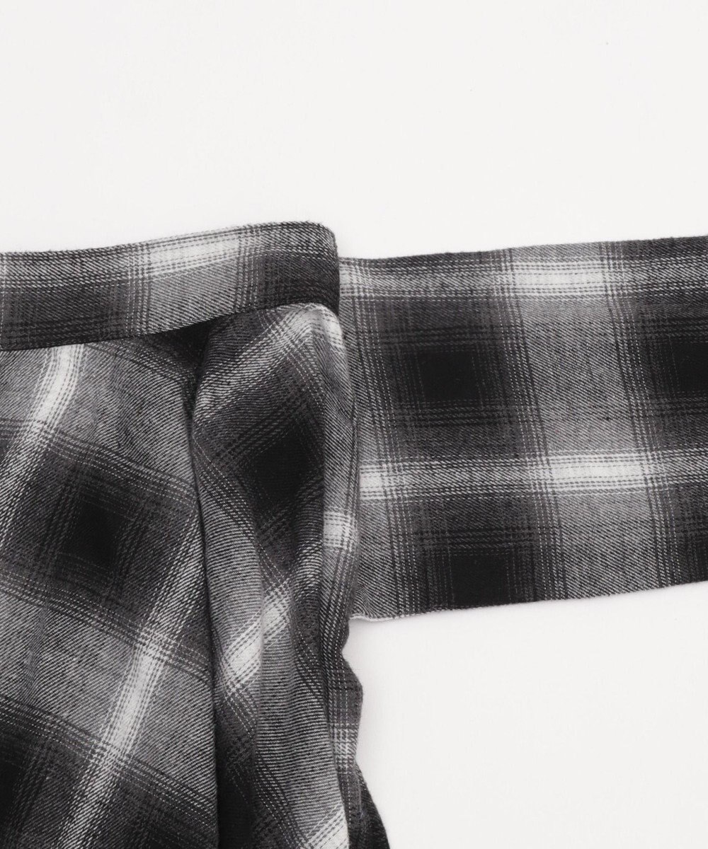 WEGO ネルシャツライクイレヘムミニスカート 