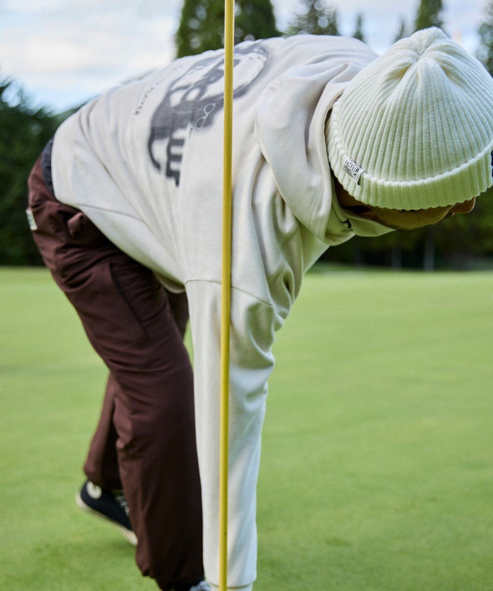 PW CIRCULUS 【撥水加工 / 小さくまとまる】【UNISEX】オーバーサイズ パッカブルベスト ゴルフウェア メンズ レディース 