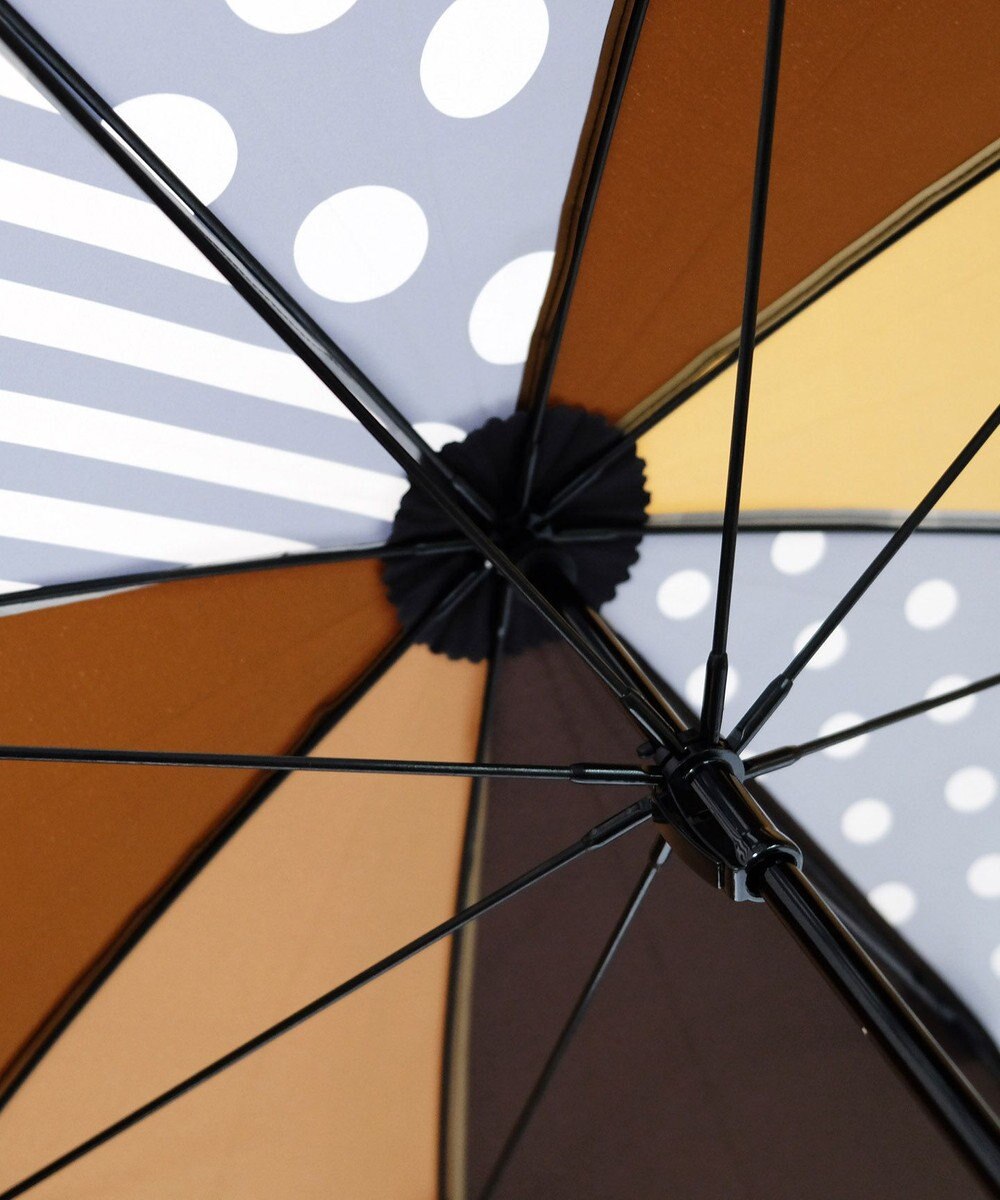 +RING レディース向け プラスリング 長傘 60cm BRN T1212 