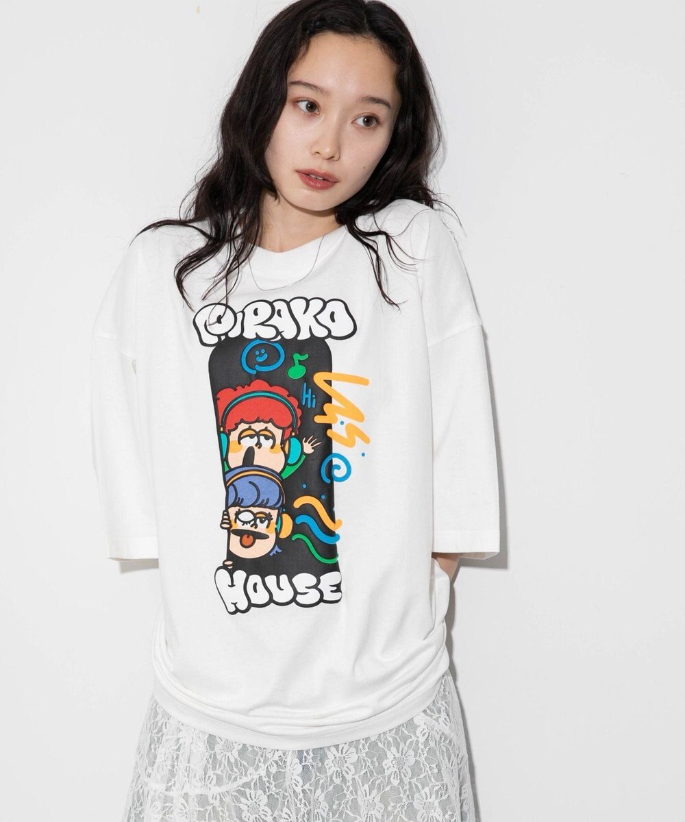 WEGO 【ユニセックス着用ITEM/MLサイズ展開】別注PIRAKOグラフィックT（S） 